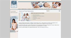 Desktop Screenshot of maternal-fetalspecialists.com